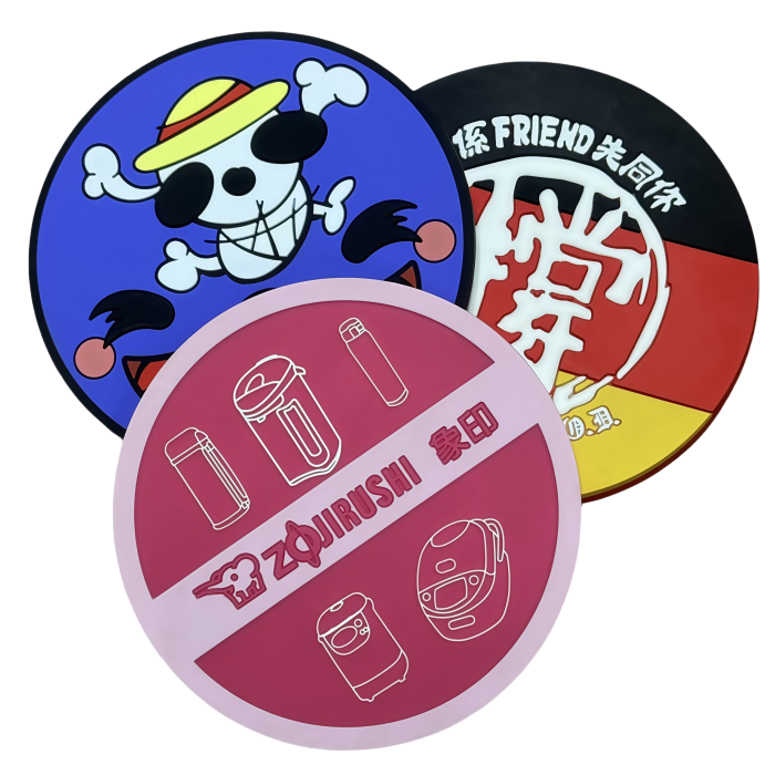 Silicone Pvc Coasters Factory Custom Cup Coaster Set Silicone Coasters ...