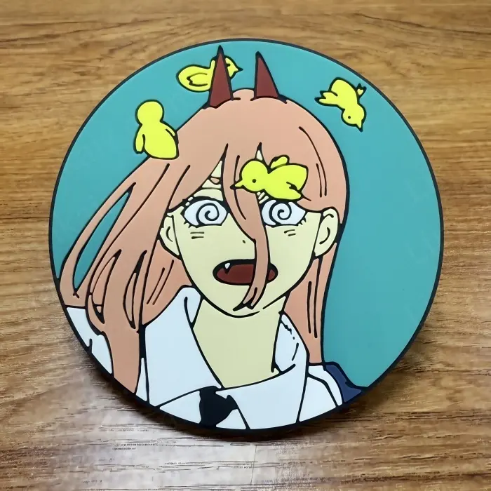 Factory Directpersonalized Souvenirs for House Rubber Drink Coasters 1pc/opp Bag 9