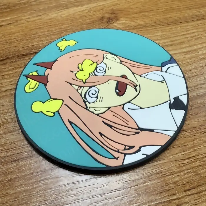 Factory Directpersonalized Souvenirs for House Rubber Drink Coasters 1pc/opp Bag 6