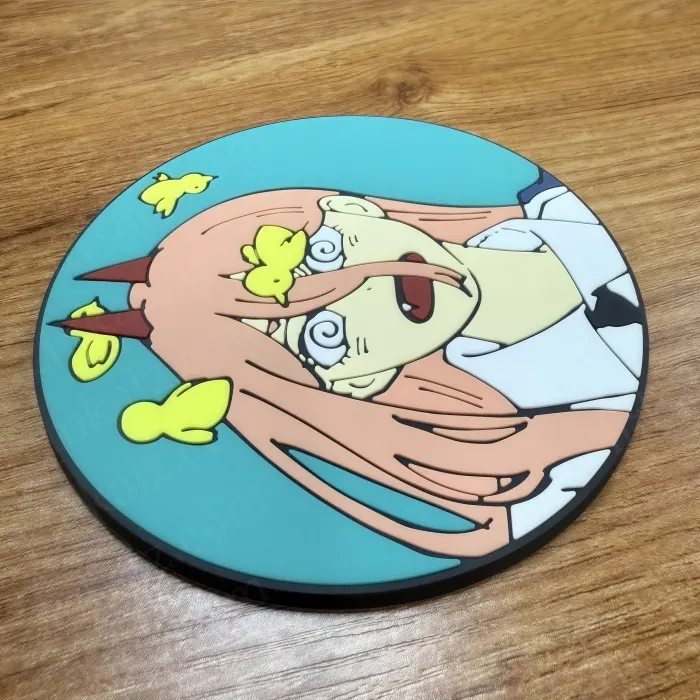 Factory Directpersonalized Souvenirs for House Rubber Drink Coasters 1pc/opp Bag 4