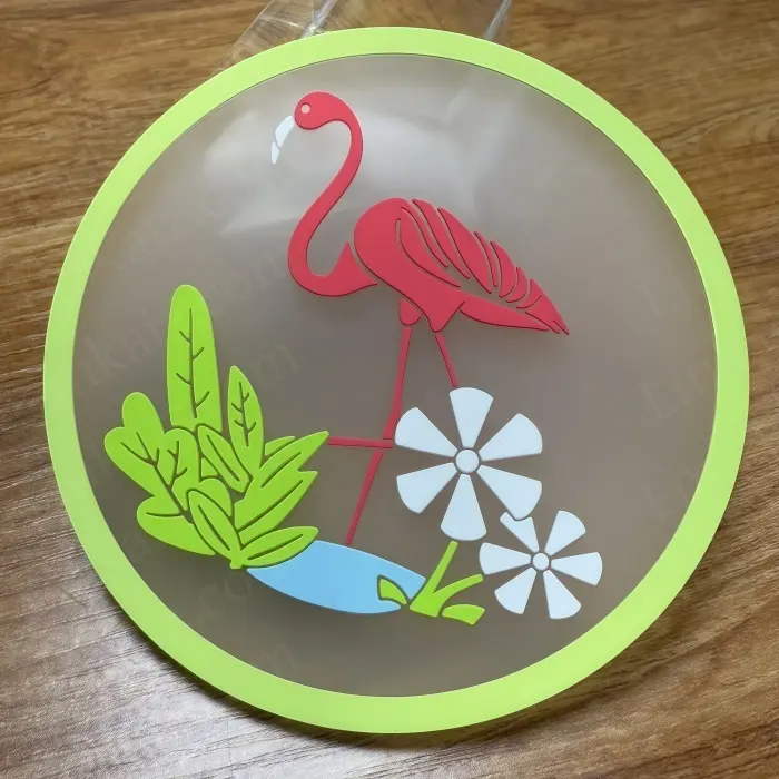 Factory Directpersonalized Souvenirs for House Rubber Drink Coasters 1pc/opp Bag 12