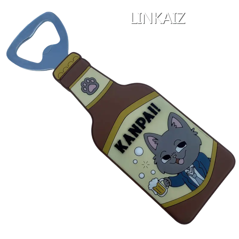Custom Logo Beer Aluminum Bottle Opener Keychain-1 1