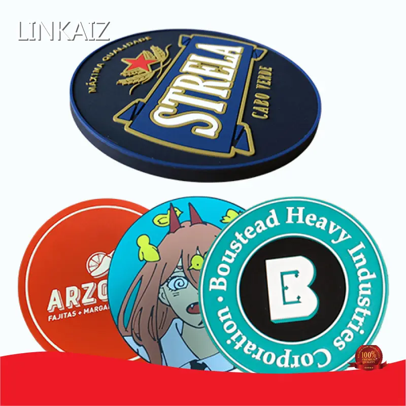 Custom Rubber Coasters Novelty - Best Brand - LINKAIZ 1