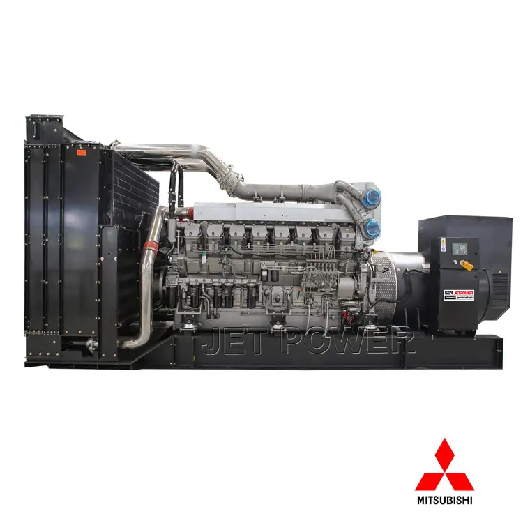 Soundproof Water Cooled MITSUBISHI Diesel Generator Set 1
