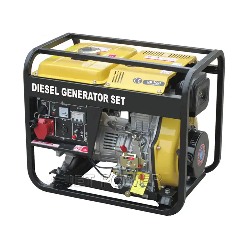2,8kVA a 10kVA Portable Open Tipo de aire Conjunto de generador diesel refrigerado por aire 1