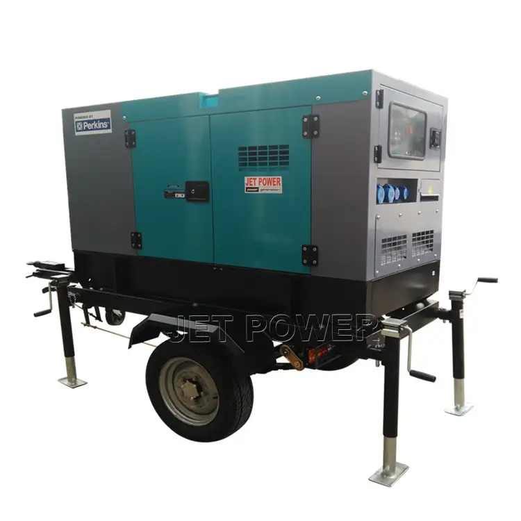 2 Or 4 Wheels Mobile Diesel Trailer Generator Wholesale 1