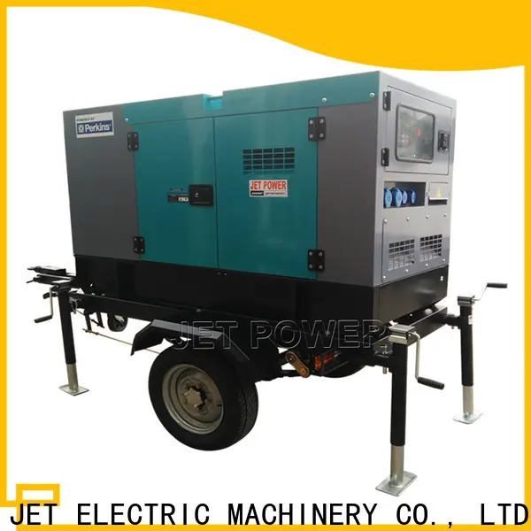 Jet Power factory price diesel trailer generator manufacturers for electrical power 1