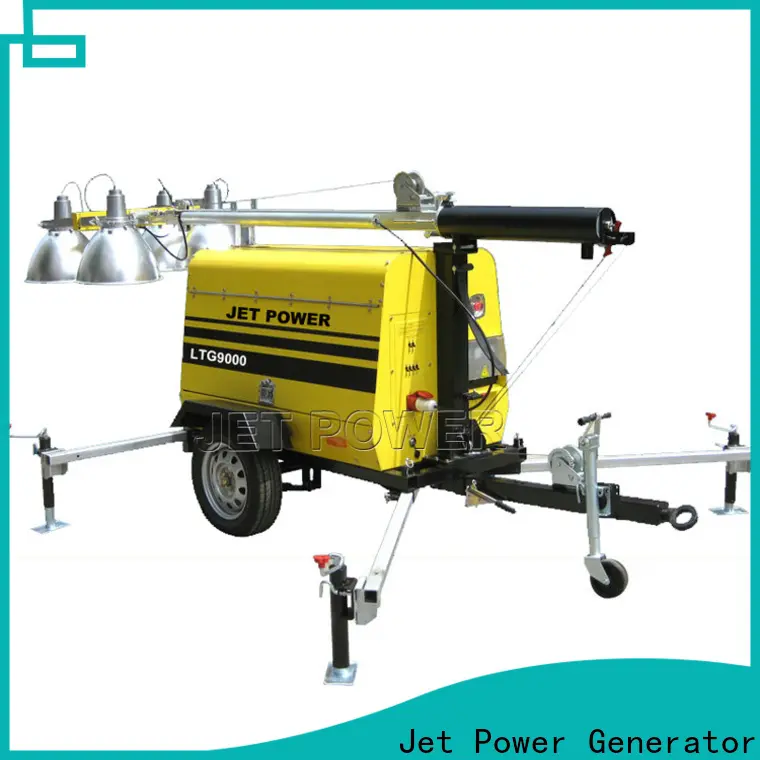 Jet Power portable light tower generator suppliers for electrical power 1