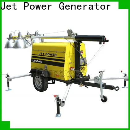 Jet Power portable light tower generator supply for electrical power 1