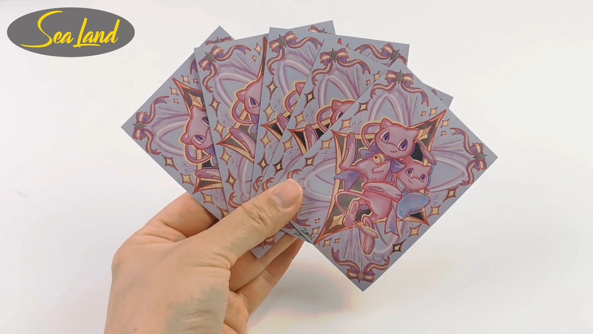 Plastic poly-opp packaging card sleeve custom protection case matte finish anime game trading card sleeve 1