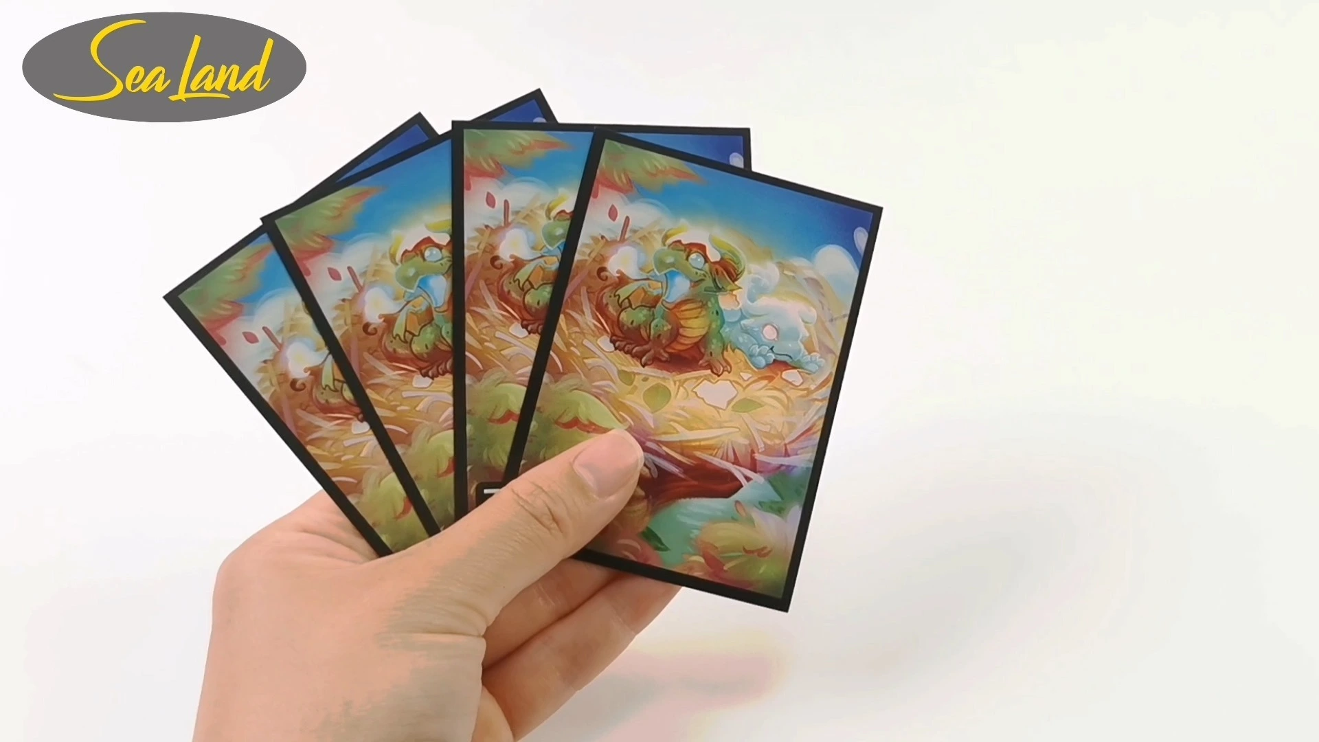 100 штук чехлов для карточек с аниме, MTG 67x92 мм, протекторы для коллекционных карточек с мультяшной тематикой. 1