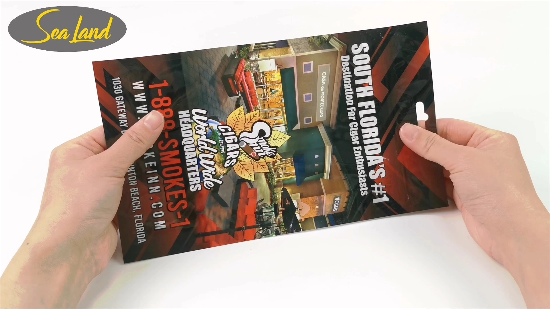 Custom Printing Mylar Bags clear Matte Ziplock Bag Smell Proof Moisture Proof Cigar Bags 1