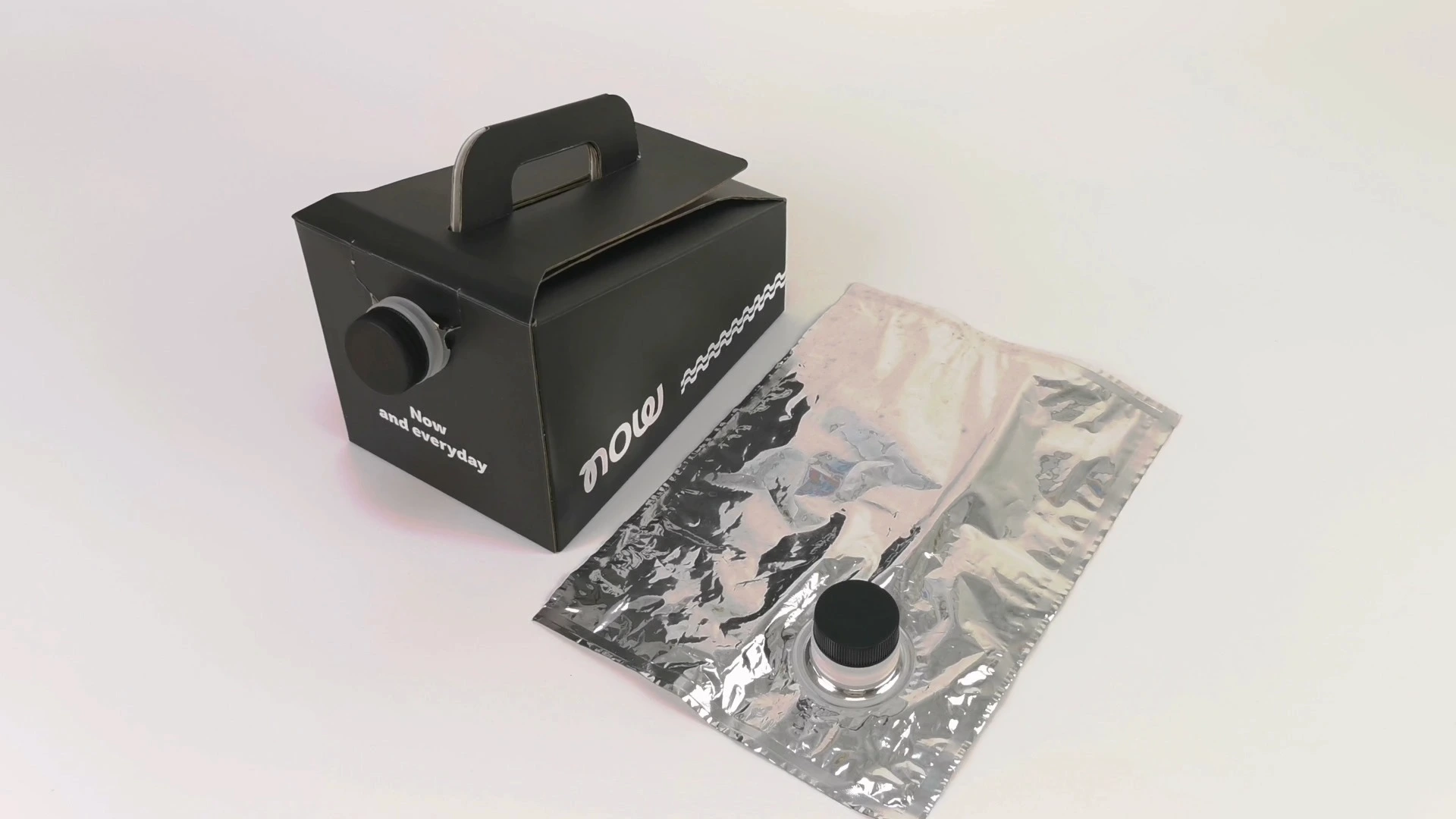 1L 2L 3 Liter Disposable Paper Box Dispenser Bib Bag in Box for Juice Hot Coffee Beverage Liquid Packaging 1
