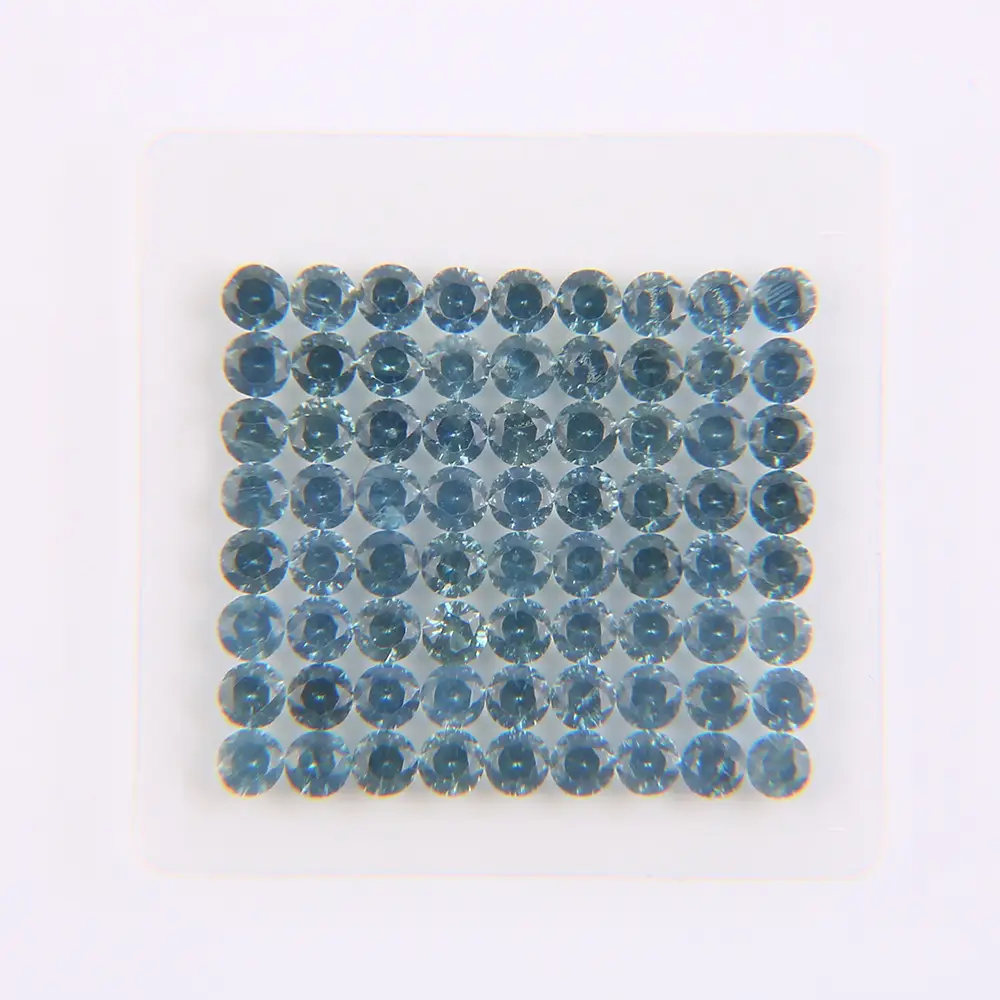 Cyan sapphire Natural Melee Stones 1