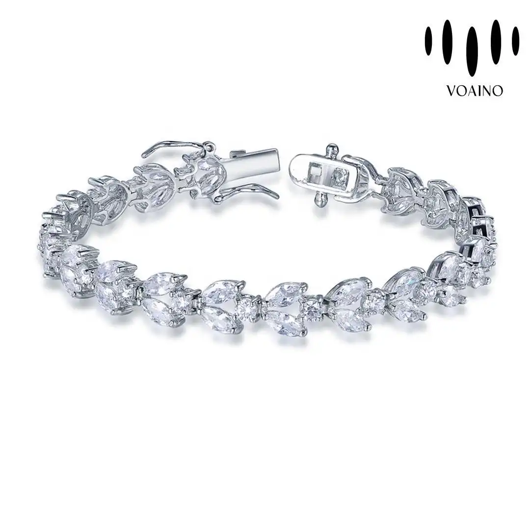 Round Diamond Tennis Bracelet 2.0-20.0ct 18k/14k/9k/Pt950/S926 1
