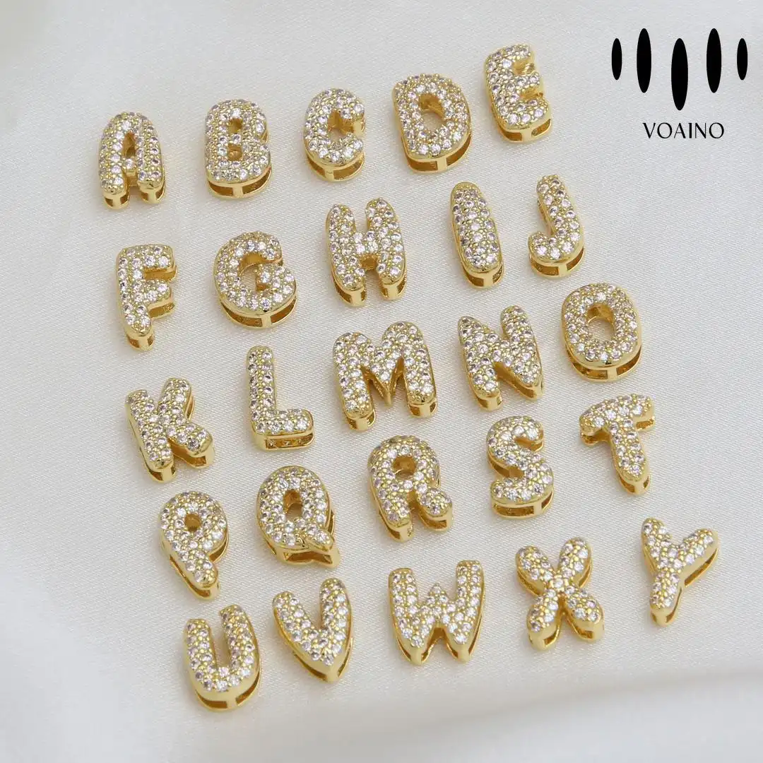 Round Cut Diamond Initial Necklace Personalized Jewelry 0.5-5.0ct 18k/14k/9k/Pt950/S925 1