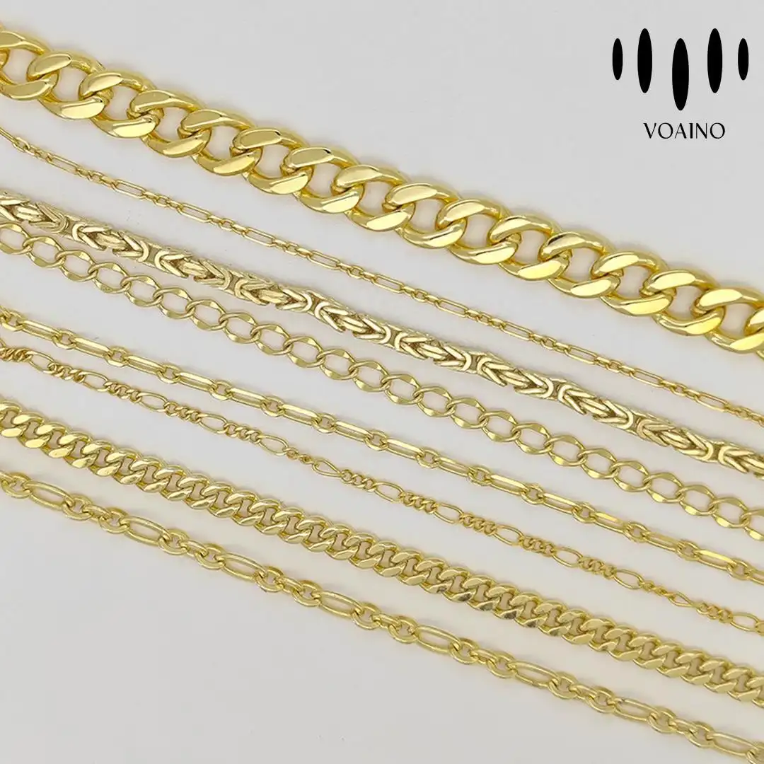 Gold Plated Hip Hop Cuban Link Chain 18k/14k/9k/S925/strainless steel 1