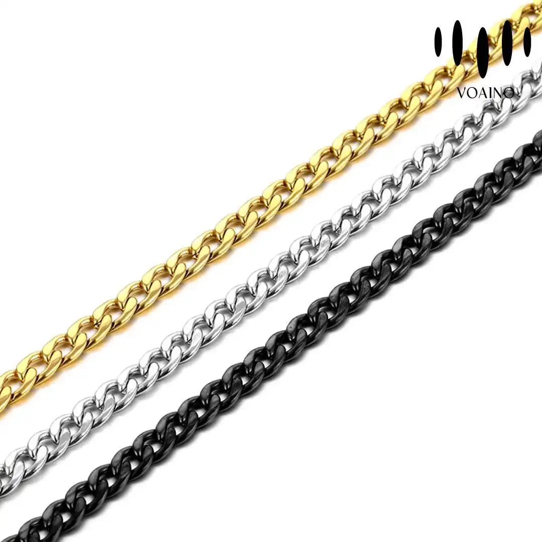 Cuban Link Chain Bracelet 18k/14k/9k/S925/strainless steel 1