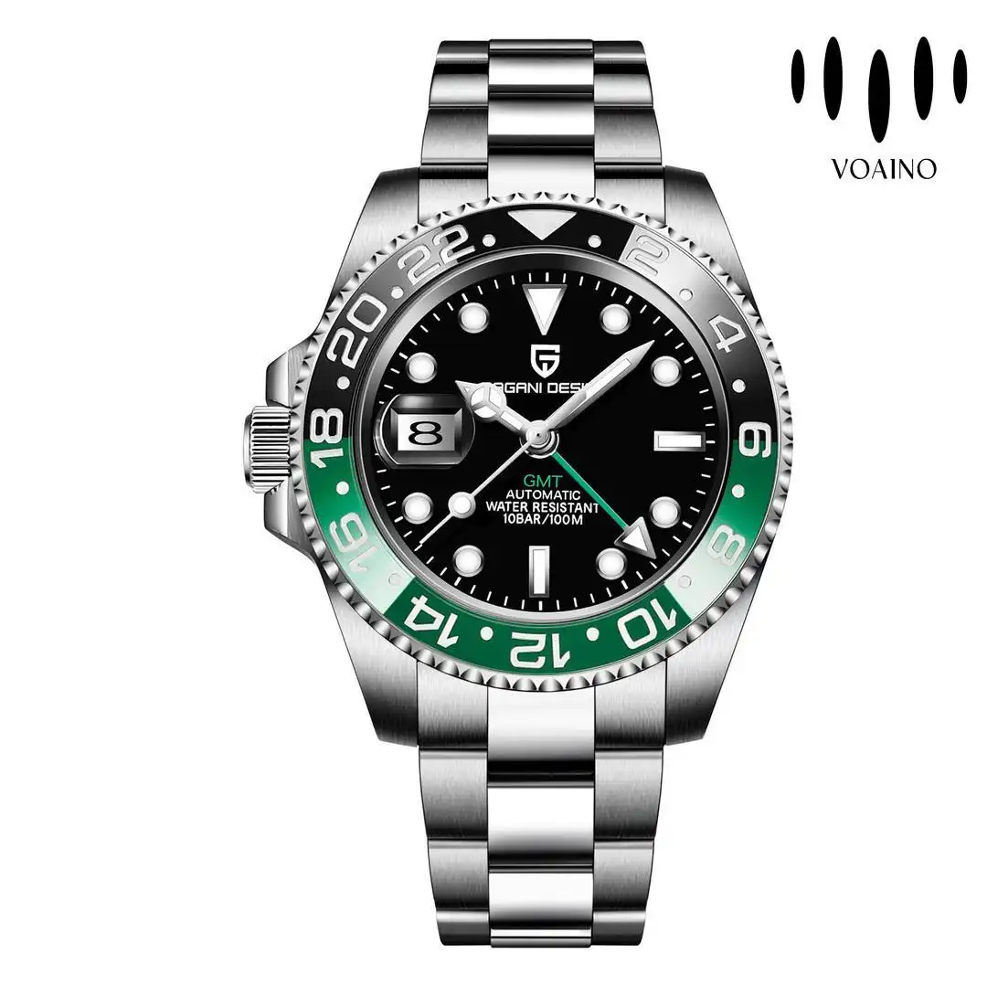 Luminous Calendar Mechanical Hip Hop Watch 1