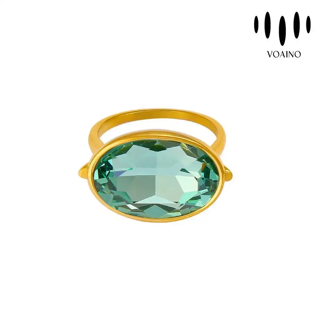 Green Sapphire Ring 18k/14k/9k/Pt950/S926 1