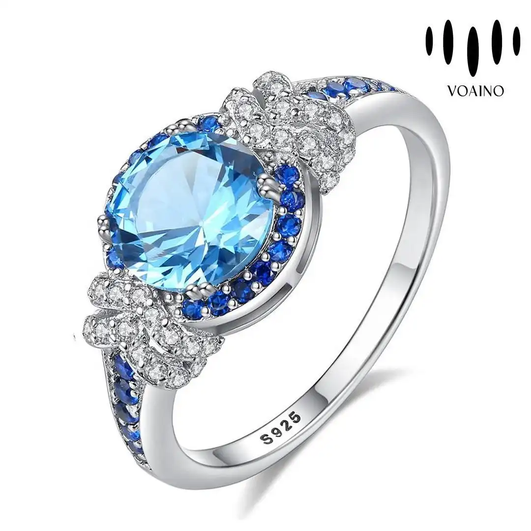 Blue Sapphire Ring 18k/14k/9k/Pt950/S925 1