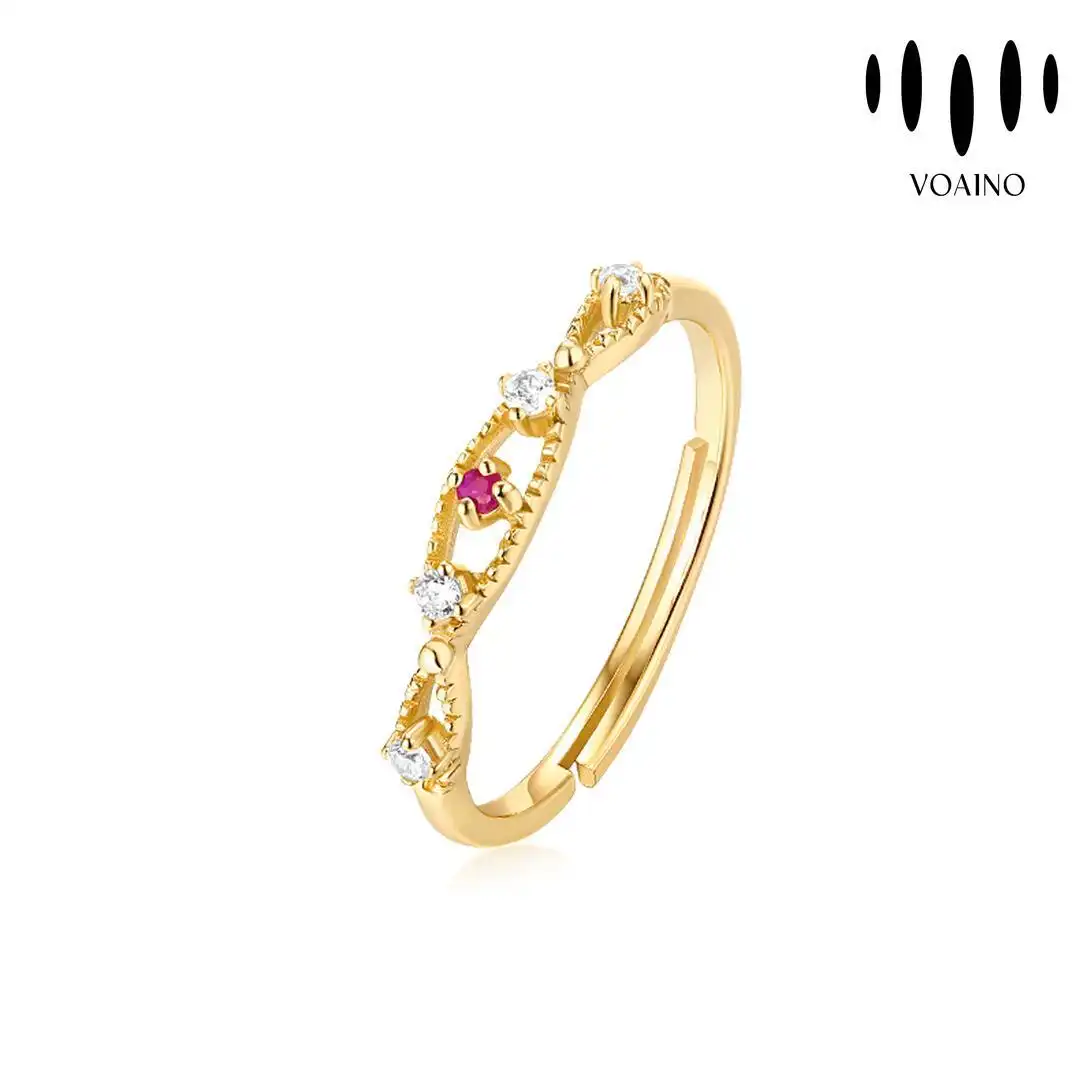 Red Ruby Engagement Ring 18k/14k/9k/Pt950/S925 1