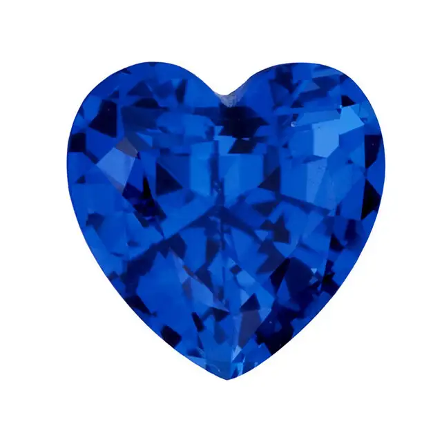 Heart laboratory created sapphire 1