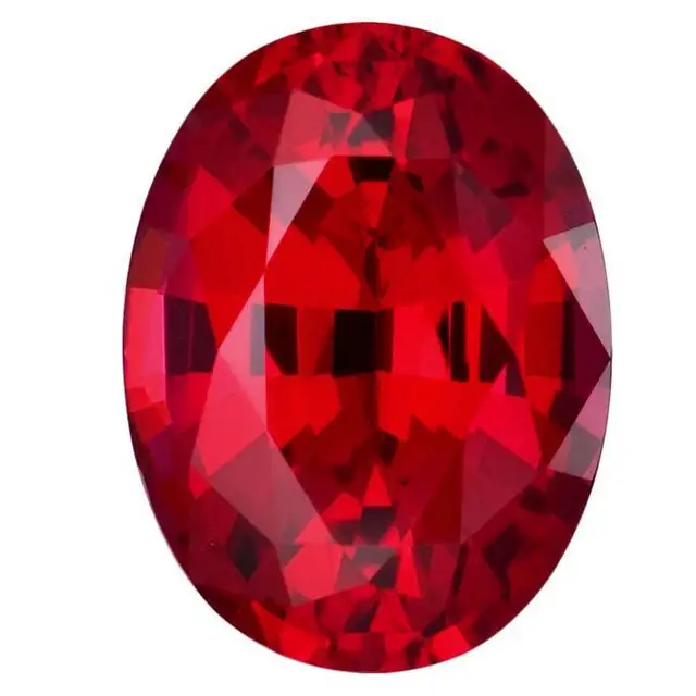 Oval laboratory created ruby 1