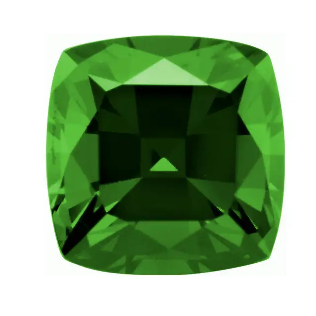 Cushion laboratory created emerald 1