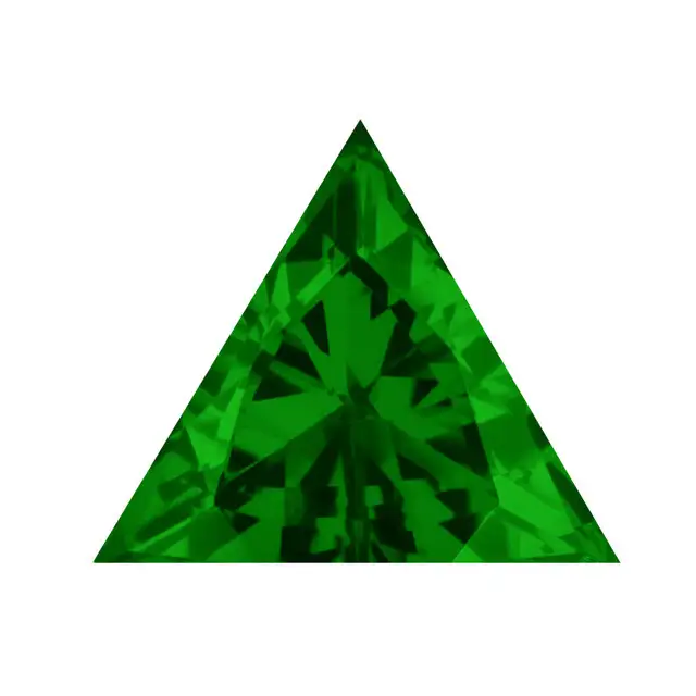 Triangle laboratory created emerald 1