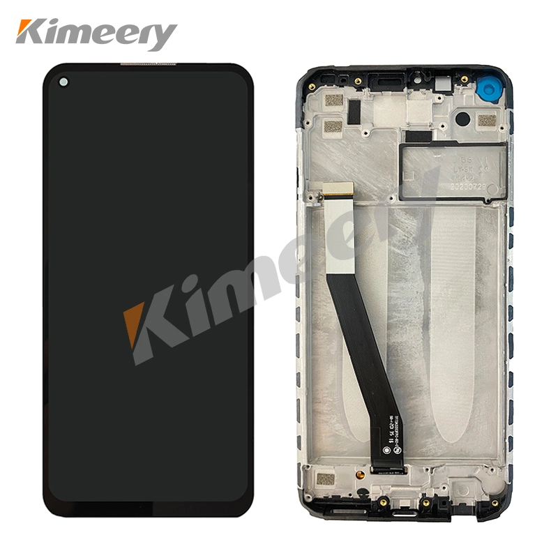 Substituição do digitalizador de exibição OEM com quadro para Xiaomi Redmi Note 9 1
