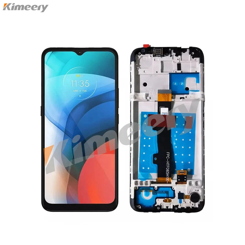 LCD + Touch com peças Black compatível para Motorola Moto E7 1