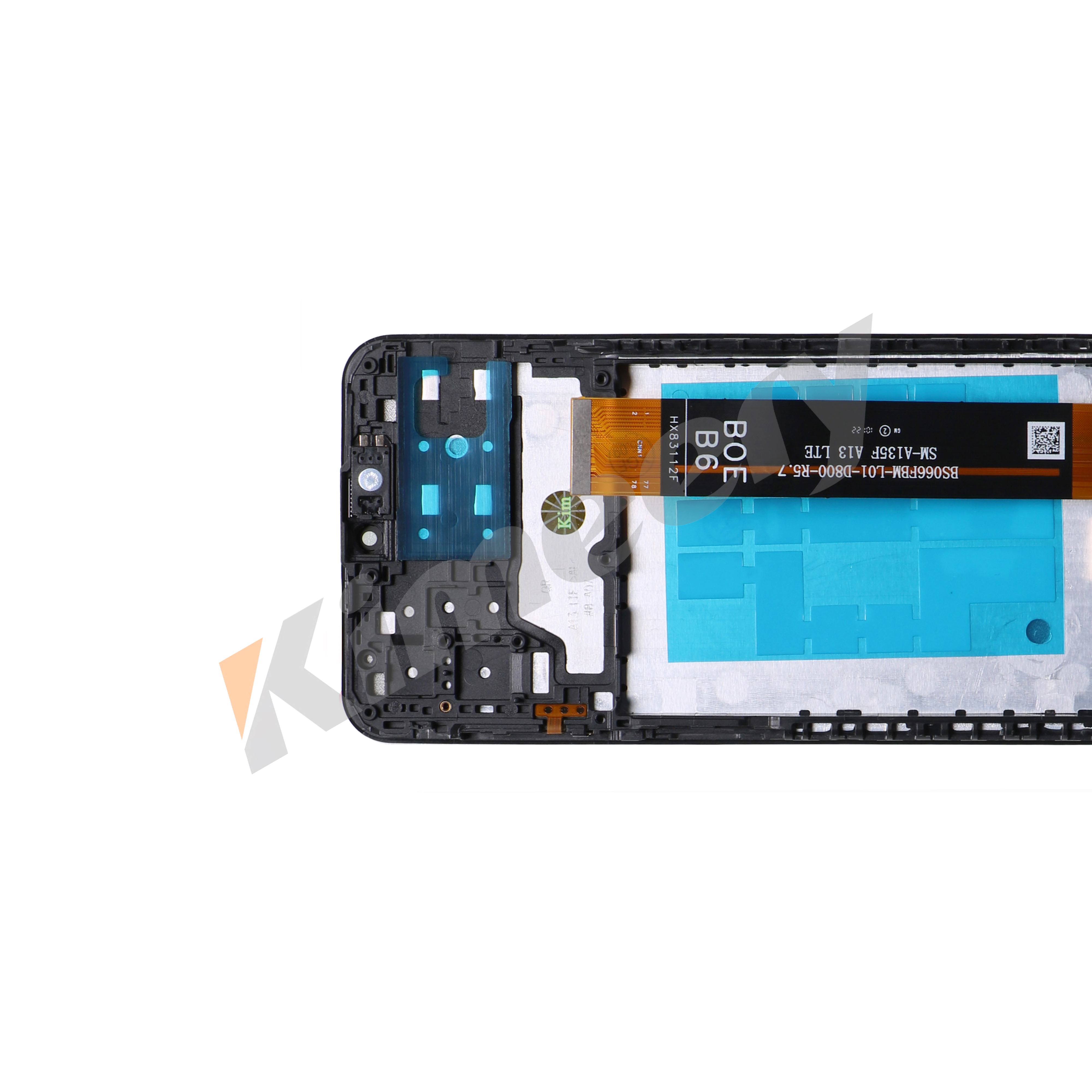 Tela LCD com moldura e peças para Samsung Galaxy A13 4G 5