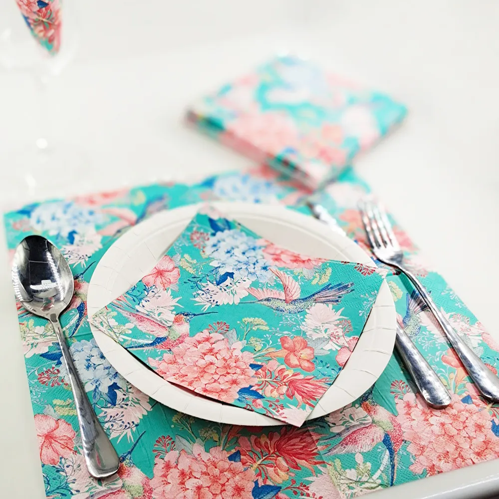 Custom Dinner Napkins with Logo Paper Napkins & Serviettes by Xiangsheng 2