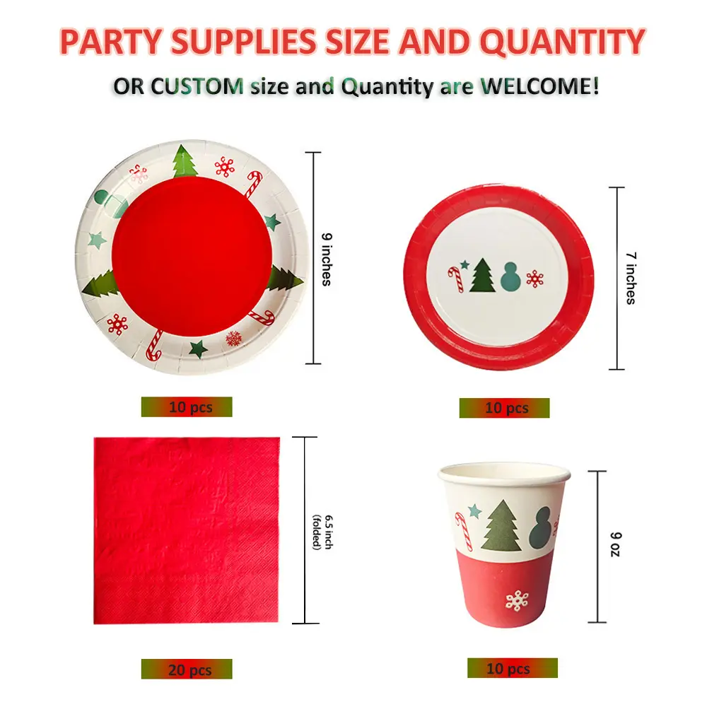 Printed Paper Plates Food Grade Paperboard - - Xiangsheng 7