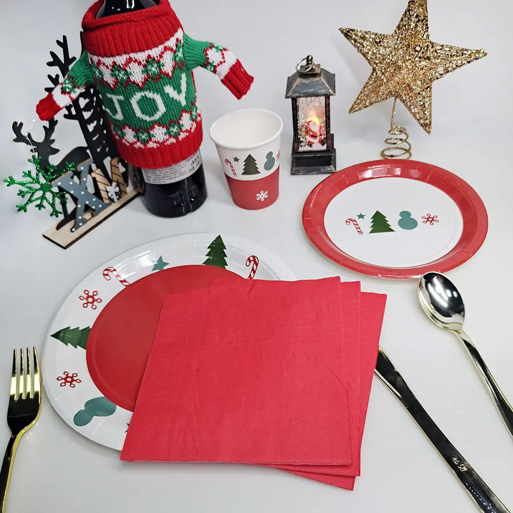 Printed Paper Plates Food Grade Paperboard - - Xiangsheng 2