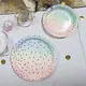 Personalised Paper Plates Rainbow Candy Plates Paper - - Xiangsheng 8