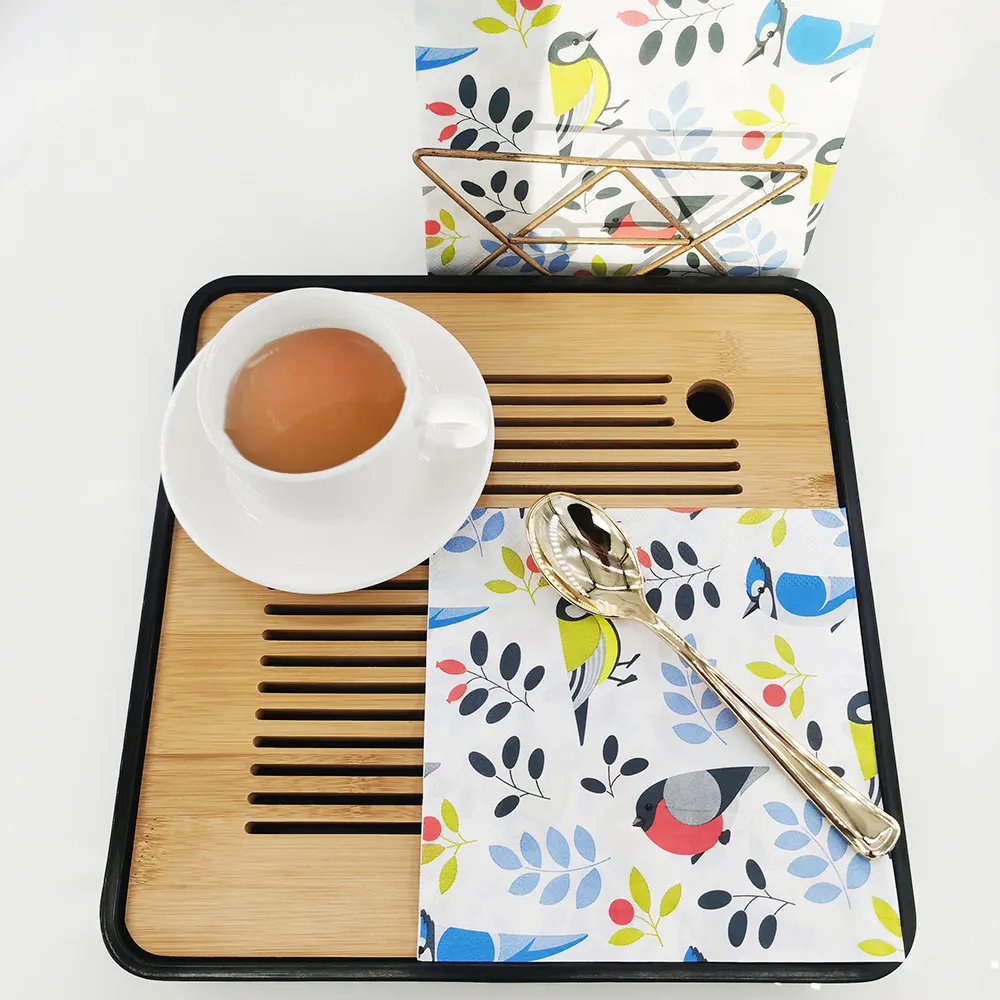 Logo Paper Napkins 2ply/ Customized by Xiangsheng 7