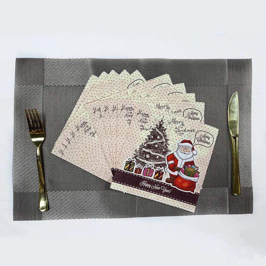 Custom Paper Dinner Napkins 20 Sheet/bag by Xiangsheng 8