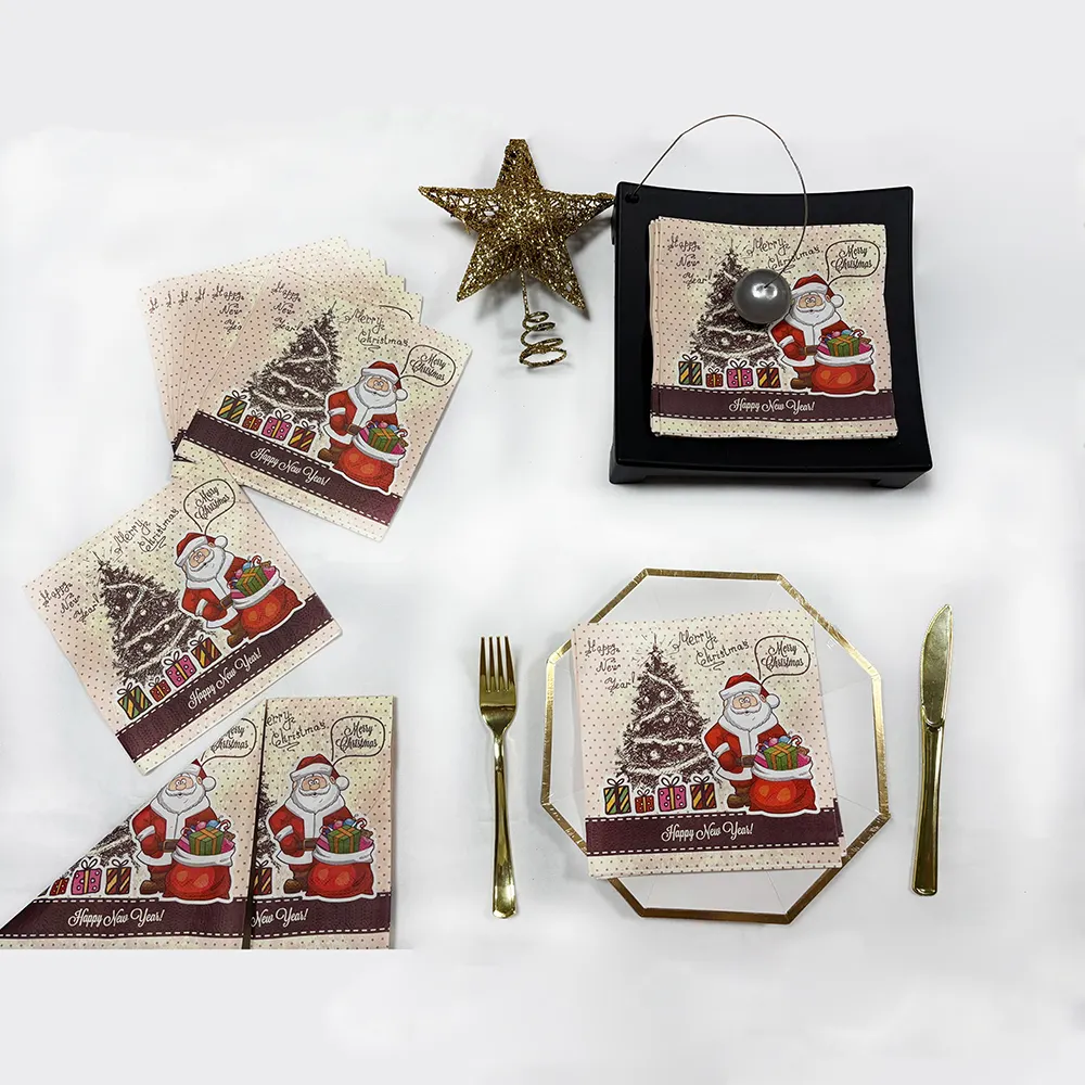 Custom Paper Dinner Napkins 20 Sheet/bag by Xiangsheng 7