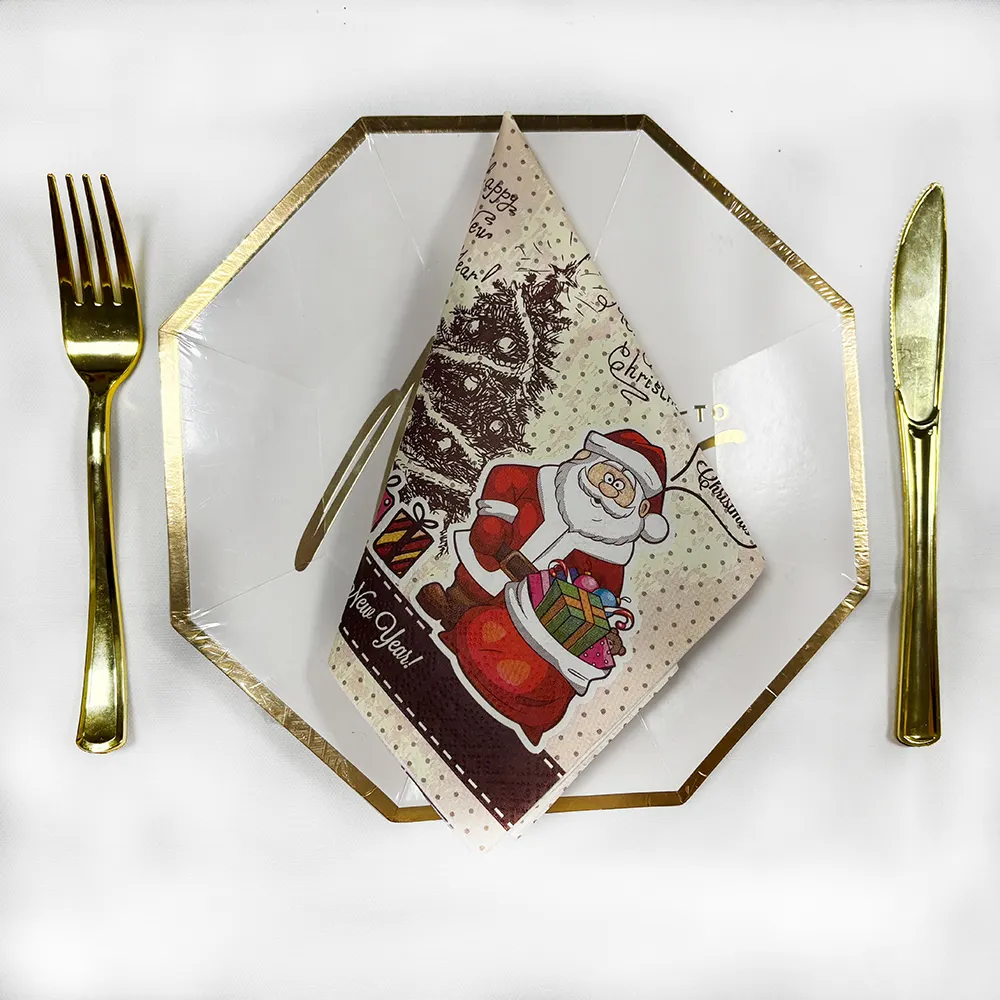 Custom Paper Dinner Napkins 20 Sheet/bag by Xiangsheng 6
