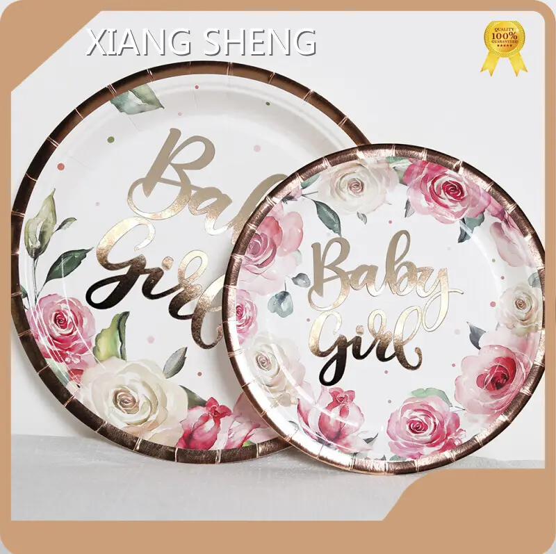 Disposable Floral Plates Under Glazed by Xiangsheng 1