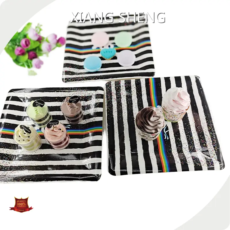 Printed Disposable Plates Square by Xiangsheng 1