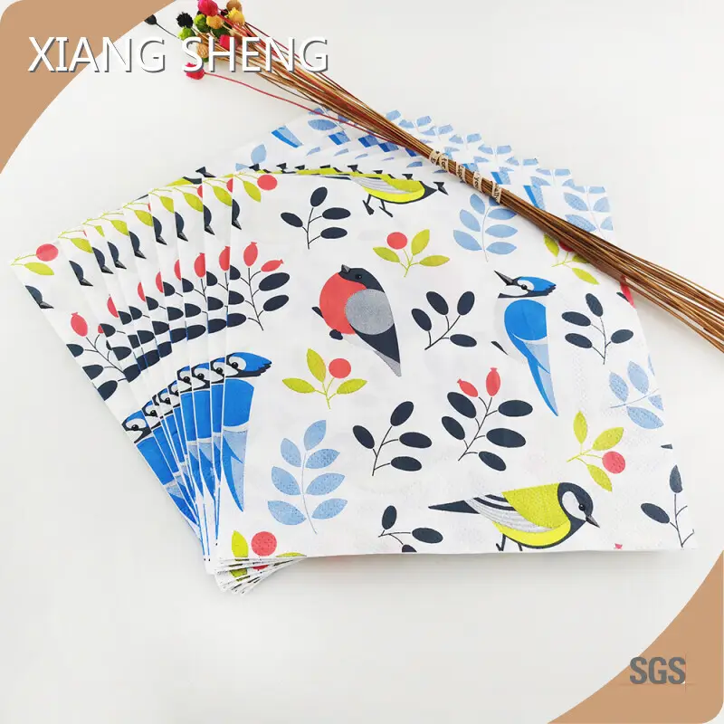 Logo Paper Napkins 2ply/ Customized by Xiangsheng 1