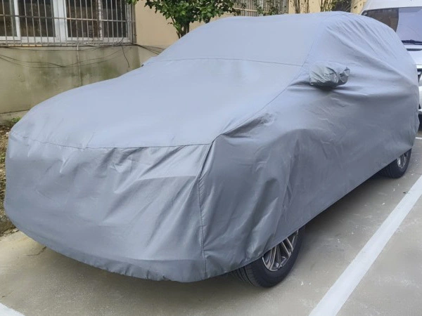 Non Woven 150D SUV Cover Graded Silver-Coated Vehicle Car Cover 1