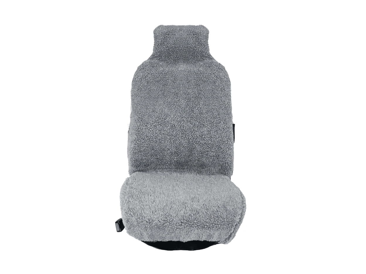 Warm Faux Sheepskin Car Seat Protector - Custom-Fit Luxury for Cold Weather & Automotive Comfort 1