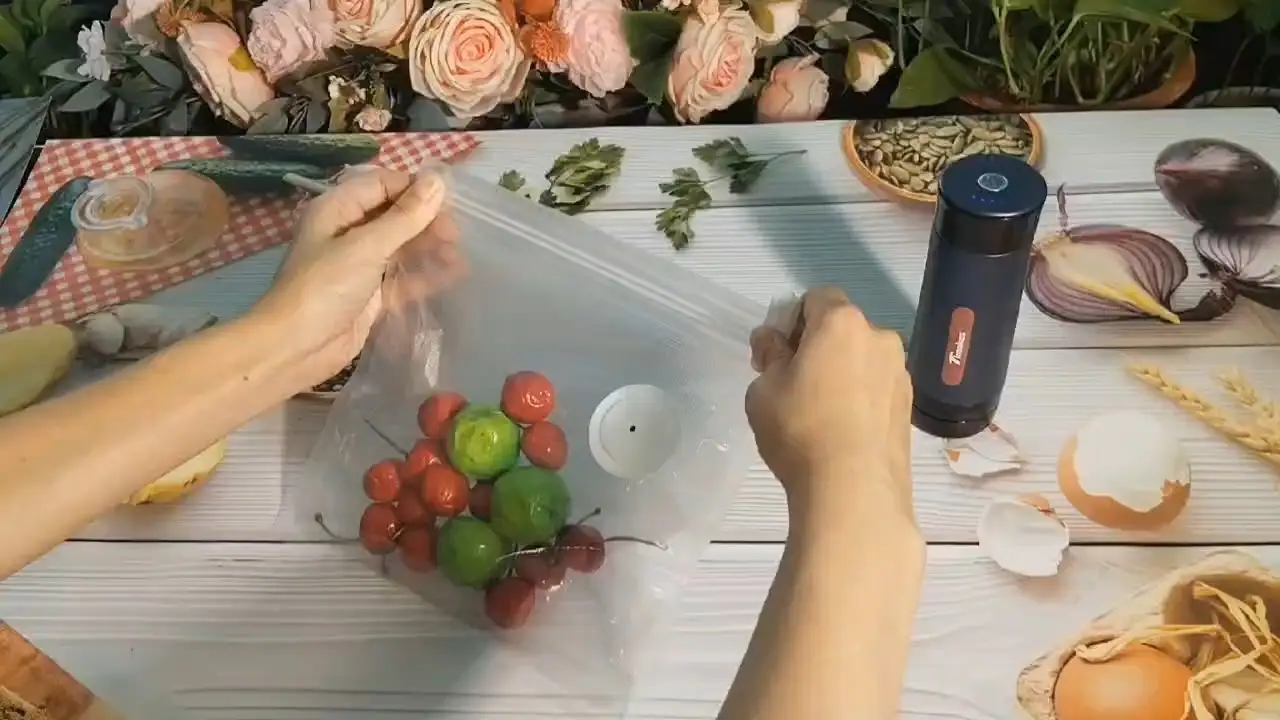 Mini handheld vacuum sealer  with water tank 1