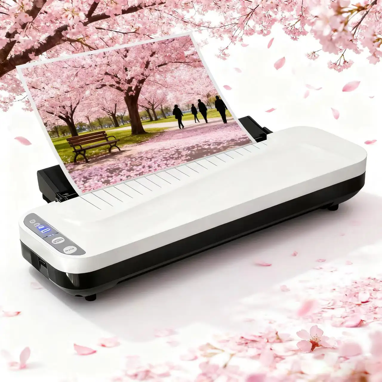 1 minute  preheat  500mm/min/50Hz high speed laminator  with Active Jamming Protection DL908D 1