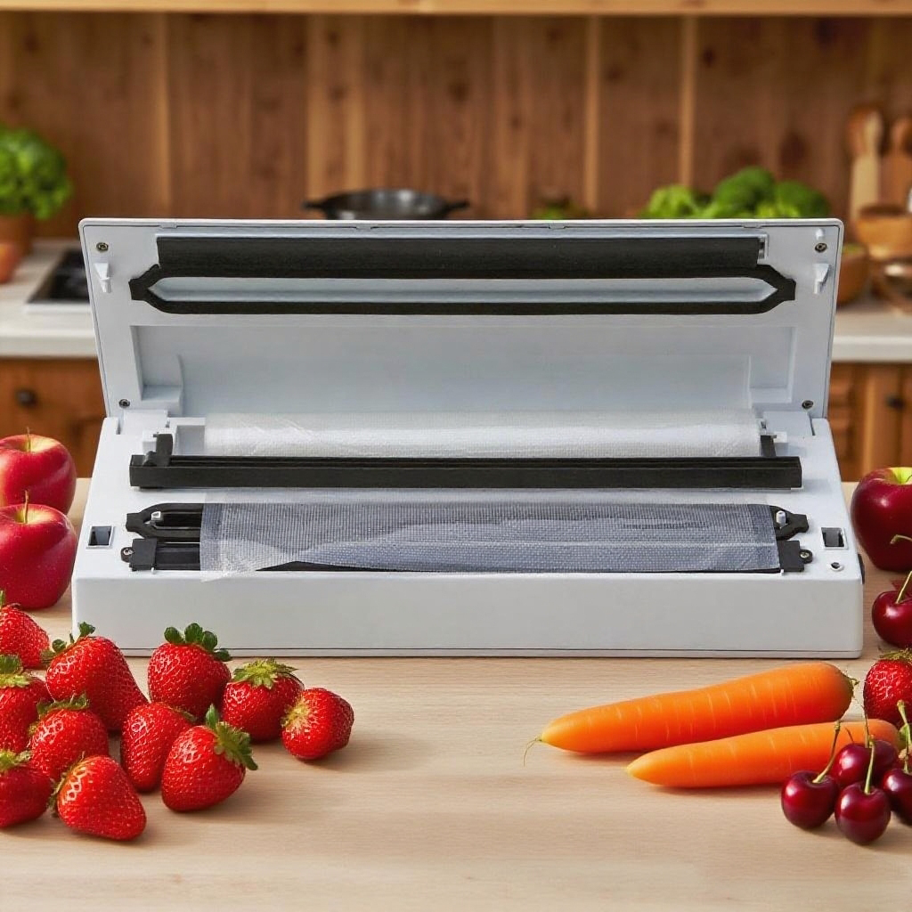 Design Sealer W/I Dual Seal, Built-in Bag Roll Loader & Slide Cutter ...