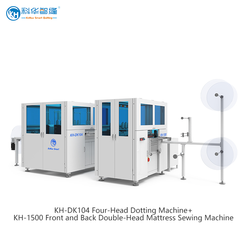 KH-DK104 Four-Head Dotting Machine Border Stitching Machine 2
